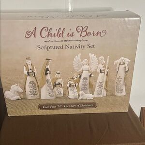 😄Scriptured nativity scene tells the story of Christmas